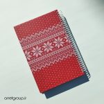 دفتر بی خط سیمی با جلد فانتزی و کاغذ کرافت